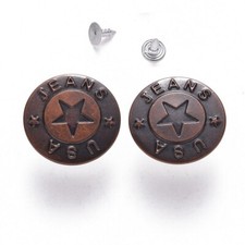 15 Bottoni a Pressione Jeans