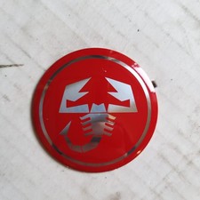 4pz Copri mozzo per cerchi modello Fever base plastica + logo tipo Abarth