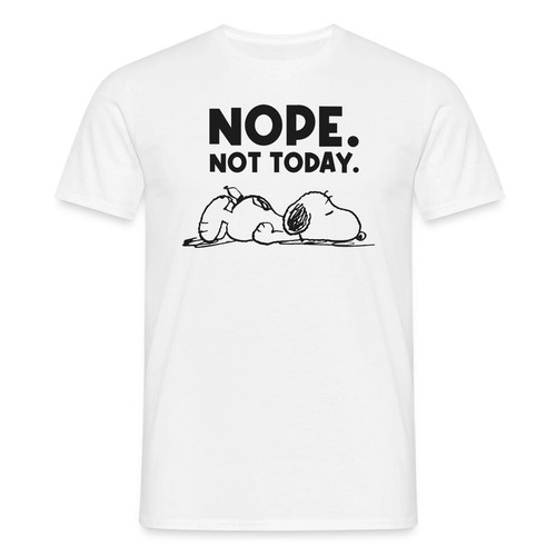 Shirt uomo peanuts snoopy - t-shirt,