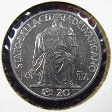 Vatican City 20 Centesimi 1942