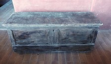 Cassapanca in legno del '700