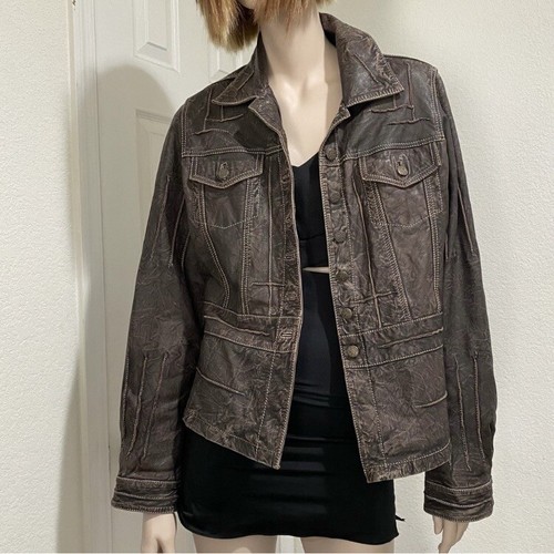 Giacca pelle scully vera - di,