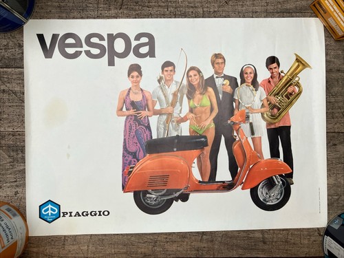 Poster vespa piaggio originale - piaggio,