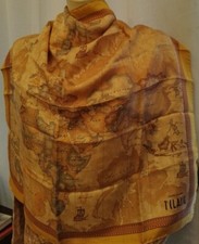 Grande Stola Foulard Alviero Martini 1A Classe Geo Classic  Donnavventura  Seta