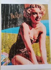Marilyn Monroe Di Corde Stampa Off Set 28 X 35 Pop Art Street Art Quadro Firmato