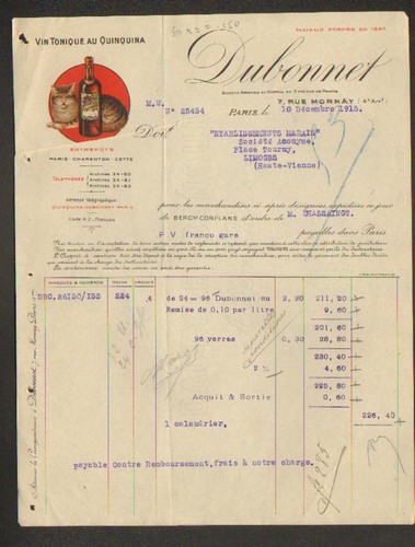 Paris distillerie vin - (iv°),