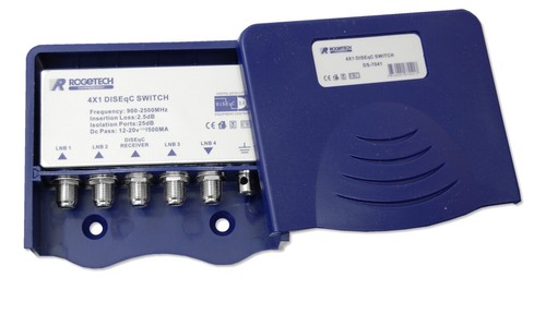 Rogetech diseqc relè 4x1 - diseqc,