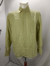 Articolo e3643 camicia uomo Alviero Martini verde safari, taglia IT52, ascelle 6