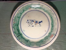 Piatto Fangotto Antico In Ceramica Di Caltagirone Diam.Cm.37 Come Foto 