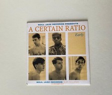 cd a certain ratio early promo compilation cd 2002 in buone condizioni