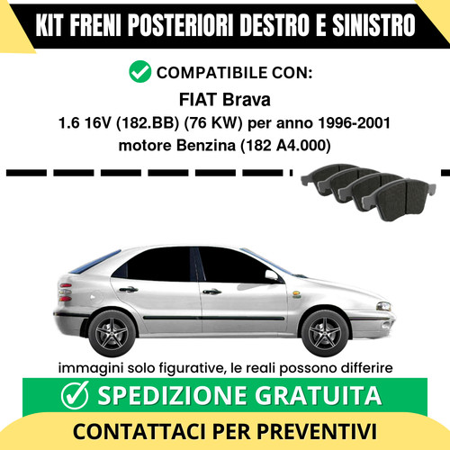 Pastiglie freno posteriori - freno,