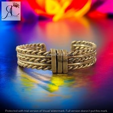 Bracciale ottone ritorto e