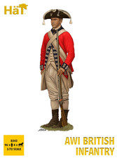 HAT SOLDATINI 1/72 - 8343 American War of Independence British Infantry