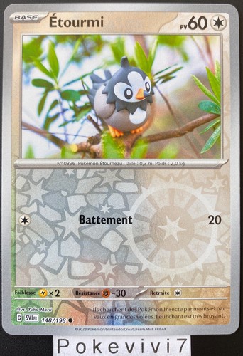 Carte pokemon etourmi 148 198 - pokemon, 148/198