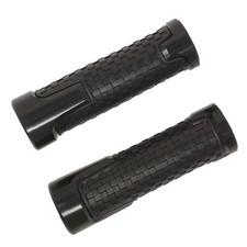 2X Manopole manubrio SPORT TEXTURE Yamaha T-MAX Tmax 500 530 tpu+alluminio NERE