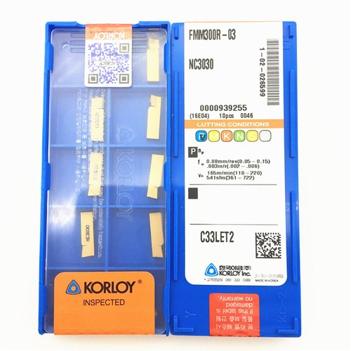 Korloy fmm300r nc3030 - korloy,