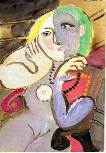 Quadro picasso donna - picasso,