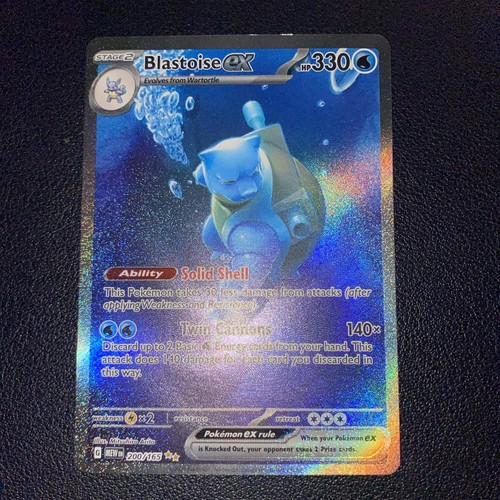Blastoise 200 165 sv - blastoise, 200/165