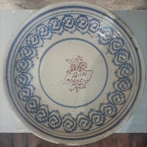 Piatto antico ceramica sicilia - piatto,