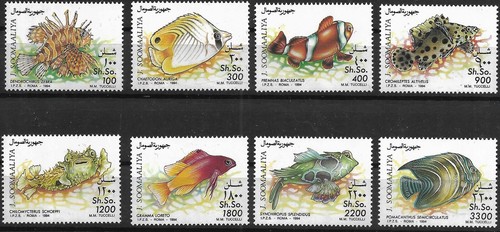 Somalia 1994 mnh pesci - somalia, "pesci