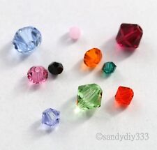 SWAROVSKI Elemento Cristallo 5328 Xilion Bicono Perline Colore TAGLIA 5mm 6mm 8mm