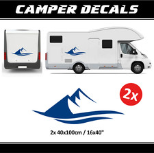 Adesivo camper montagna