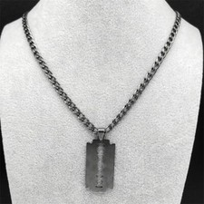 Collana Rasoio Lama Ciondolo