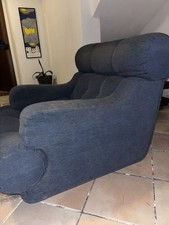 Poltrona imbottita vintage – comoda e robusta – disponibile singola o coppia