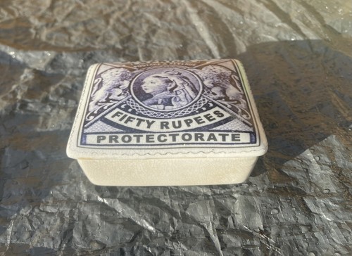 India jane trinket box - box, lidded