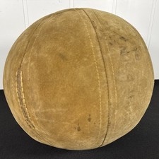 Vintage Leather Medicine Ball