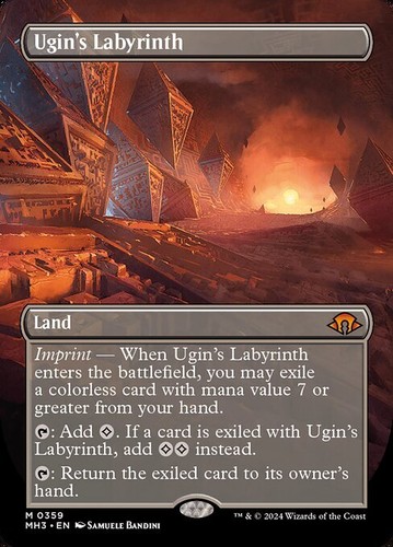 Mtg ugin labyrinth 359 exc - labyrinth,
