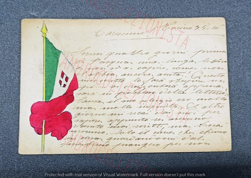 Cartolina militare postale wwi - cartolina,