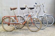 3x BICICLETTA PIEGHEVOLE GRAZIELLA CARNIELLI RUOTE DA 22" COLOR BIANCO E RAME 
