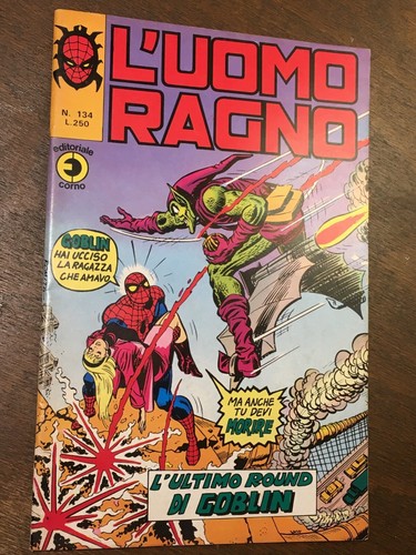 Uomo ragno corno - ragno,