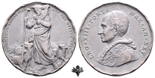 Papa leone xiii medaglia - leone,