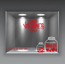 adesivo vetrine san valentino