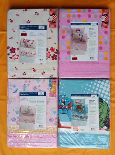 Completo lenzuola disney - lenzuola,