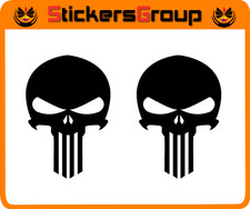 COPPIA ADESIVI TESCHIO STYLE