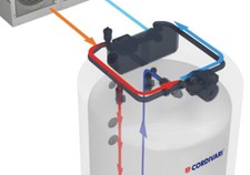 BOILER CORDIVARI BOLLY 3 PDC BOLLITORE PER PDC A.C.S  2 SCAMBIATORI FISSI