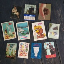 Lotto di 11 calendari