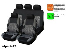 Vw Audi Suzuki Toyota Coprisedili Nero Grigio Tessuto Auto Anteriori Posteriori