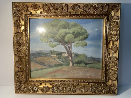 Quadro olio tela paesaggio - olio, su