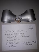 COPPIA SUPPORTI FARO IN ALLUMINIO FANALE MOTO CAFE RACER CUSTOM HARLEY TRIUMPH 