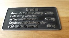 KRAD B, KRAD-B emblema Zundapp Zuendapp Zündapp KS600 K800 K500 KS500