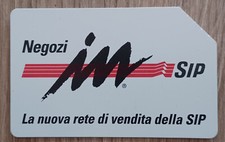 scheda telefonica usata e magnetizzata Negozi in Sip n.352 Catalogo Golden