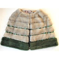 Visone Poncho Pelliccia Città