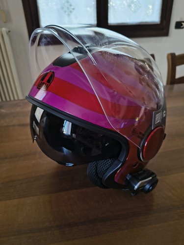 Casco interfono montato - casco,