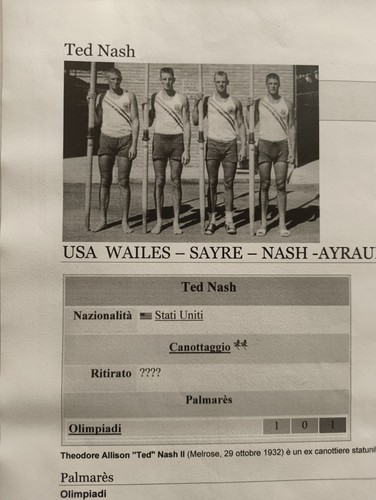 Autografo ted nash medaglia - ted,