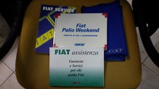 Libretto Uso e Manutenzione FIAT PALIO WEEKEND anno 2000  con custodia originale