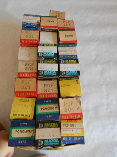 Valvole vintage tubi vuoto pcf - tubi,